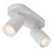 Потолочный точечный светильник Lucide PUNCH 2xGU10 White, WHITE