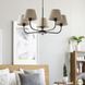 Люстра TK Lighting CHICAGO 5, Brown, Коричневый, Черный, Серо-коричневый
