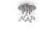 Потолочный светильник Ideal Lux Moonlight 094663, Золотой, Прозрачный