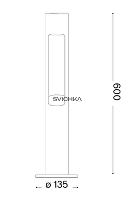 Уличный столбик Ideal Lux ACQUA PT1 135212