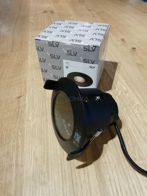 VARU QPAR51 DL, outdoor recessed ceiling light, black, IP20/65