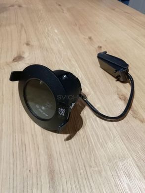 VARU QPAR51 DL, outdoor recessed ceiling light, black, IP20/65