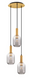 Подвесной светильник Nova luce 9236314 MAHO, Smoke/Brass