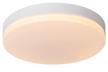 Стельовий світильник для ванної Lucide BISKIT &Oslash; 40 cm LED 1x36W 2700K IP44 Motion & Day/Night Sensor White, WHITE