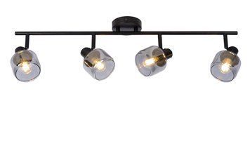 Стельовий точковий світильник Lucide BJORN 4xE14 Black, BLACK