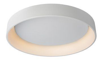 Стельовий світильник Lucide TALOWE LED &Oslash; 80 cm LED Dim. 1x80W 3000K White, WHITE, Білий, Білий