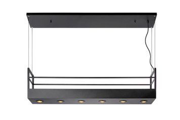 Підвісний світильник Lucide MIRAVELLE 6xGU10 Black, BLACK