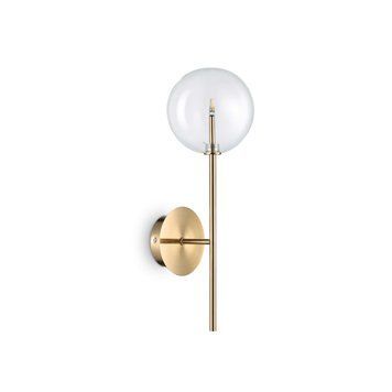 Бра Ideal Lux 200149 EQUINOXE AP1, Brass/Clear