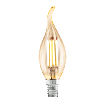Лампа Eglo філаментна бурштин LM LED E14 (DECO ITEMS) CF35 2200K 11559