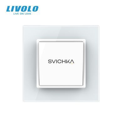 Выключатель универсальный 1-клавишный Livolo 250В 10А