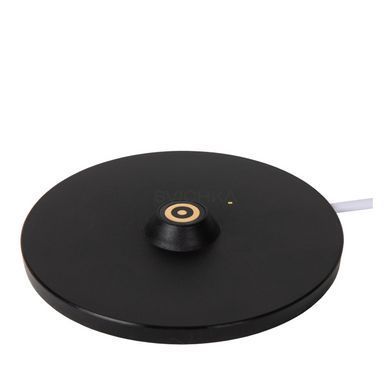 Акумуляторна настільна лампа для дому та вулиці Lucide RENEE Battery pack/batteries &Oslash; 12,3 cm LED Dim to warm 1x2,2W 2700K/3000K IP54 With wireless charging pad Black, BLACK