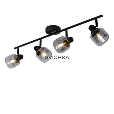 Стельовий точковий світильник Lucide BJORN 4xE14 Black, BLACK
