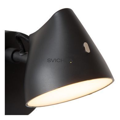 Настенный светильник Lucide MILNE LED Dim. 1x8W 2700K Black