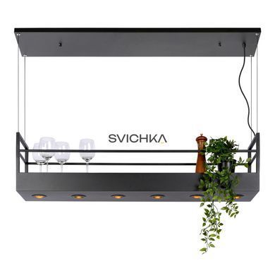 Подвесной светильник Lucide MIRAVELLE 6xGU10 Black