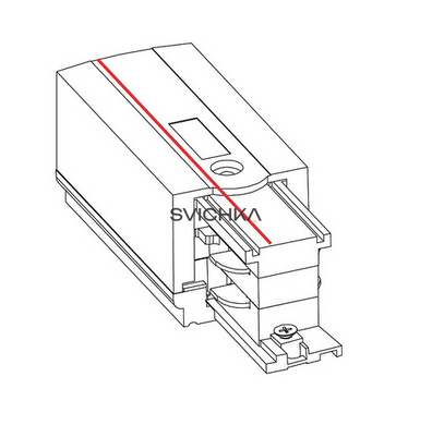 Ввід живлення для 3-х фазної трекової системи Nowodvorski 8713 CTLS Power End Cap Right, Black
