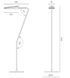 Торшер Aromas Bion, Brass/Black, латунь, черный, Латунь, Чорний, Чорний