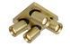 Потолочный точечный светильник Lucide NIGEL LED Dim to warm GU10 4x5W 2200K/3000K Matt Gold / Brass, Matt Gold / Brass