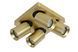 Потолочный точечный светильник Lucide NIGEL LED Dim to warm GU10 4x5W 2200K/3000K Matt Gold / Brass, Matt Gold / Brass