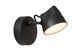 Настенный светильник Lucide MILNE LED Dim. 1x8W 2700K Black, BLACK, Черный, Черный