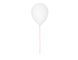Стельовий світильник Estiluz Balloon, White, Білий, Червоний, Білий