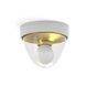 Вуличний світильник Nowodvorski NOOK WHITE/GOLD PL, Білий, Білий