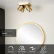 Потолочный точечный светильник Lucide NIGEL LED Dim to warm GU10 4x5W 2200K/3000K Matt Gold / Brass, Matt Gold / Brass