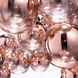 Підвісний світильник (LODES) Random Studio Italia Design Rose Gold, Золотий, Золото, Рожеве золото