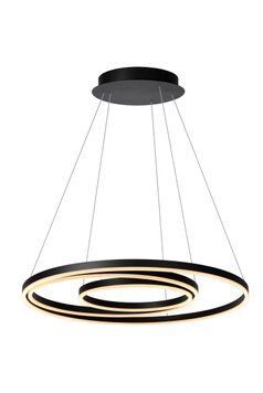 Підвісний світильник Lucide TRINITI &Oslash; 80 cm LED Dim. 3000K Black, BLACK, Чорний, Чорний