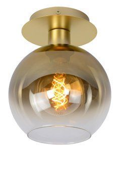 Стельовий світильник Lucide MARIUS 1xE27 Matt Gold / Brass, Matt Gold / Brass, Прозорий