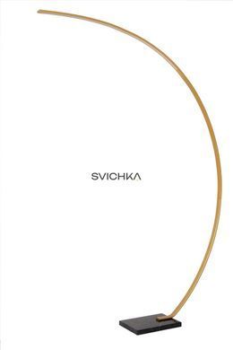 Торшер-дуга Lucide CURVE LED Dim. 1x15W 2700K Matt Gold / Brass