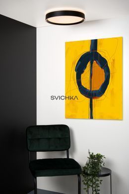 Стельовий світильник Lucide NURIA &Oslash; 30 cm LED Dim. 1x18W 2700K Black, BLACK