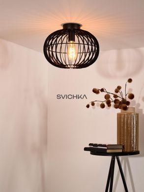 Потолочный светильник Lucide REDA &Oslash; 32 cm 1xE27 Black
