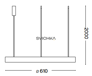 Підвісний світильник Ideal Lux 247250 Gemini sp d061, White