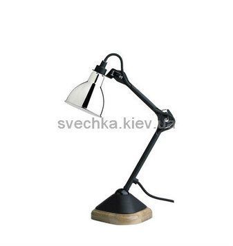 Настільна лампа Lampe Gras 207-Bl-Ch-Round, Білий, Білий