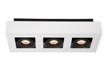 Потолочный точечный светильник Lucide XIRAX LED Dim to warm GU10 3x5W 2200K/3000K White