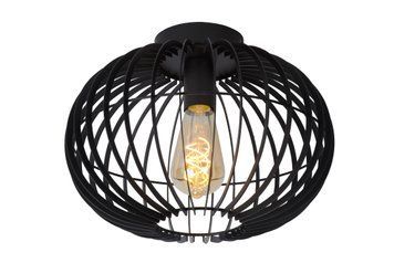 Стельовий світильник Lucide REDA &Oslash; 32 cm 1xE27 Black, BLACK, Чорний, Чорний