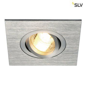 Світильник вбудований SLV NEW TRIA XL SQUARE 113456, Срібний, серебро, Алюміній Мат, Алюміній Мат