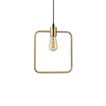 Підвіс (люстра) Ideal Lux ABC SP1 SQUARE, латунь, Латунь, Латунь, Латунь