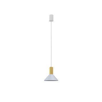 Підвісний світильник Nowodvorski HERMANOS A, White/Brass