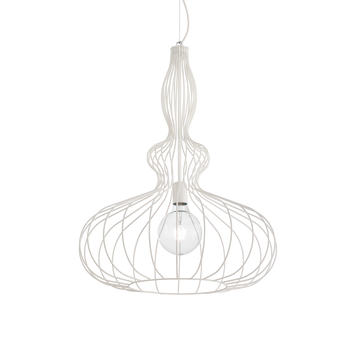 Підвіс (люстра) Ideal Lux CLARISSA SP1, Белый;Медь, Білий, Мідь, Білий, Білий