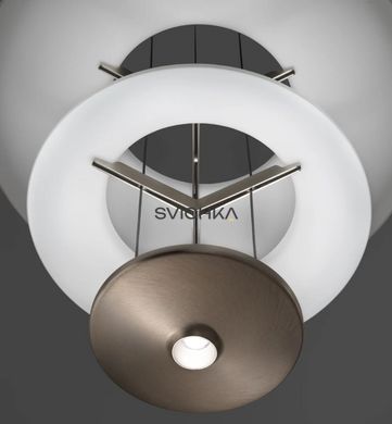 Підвісний світильник Vistosi Dione 2, White/Steel
