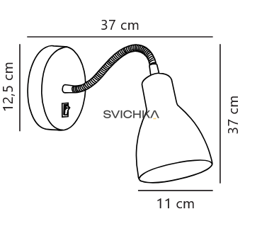 Бра Nordlux Cyclone, White
