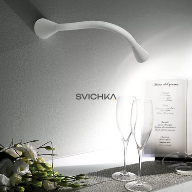 Бра на гнучкій ніжці Linea Light 7232 Snake_W1 LED, White