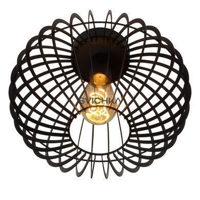 Потолочный светильник Lucide REDA &Oslash; 32 cm 1xE27 Black