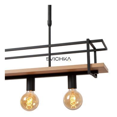 Подвесной светильник Lucide MILONGA 4xE27 Black