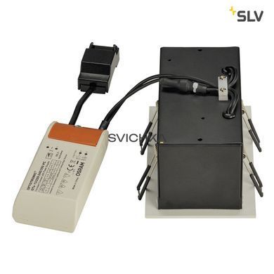 Світильник SLV KADUX 2 LED SET, 115711, Білий, Білий, Чорний, Білий, Чорний