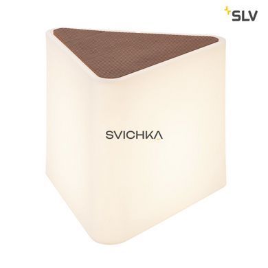 Вуличний стілець світильник SLV KENGA 227550, Білий, Білий, Білий, Дерев'яний, Білий, Дерев'яний