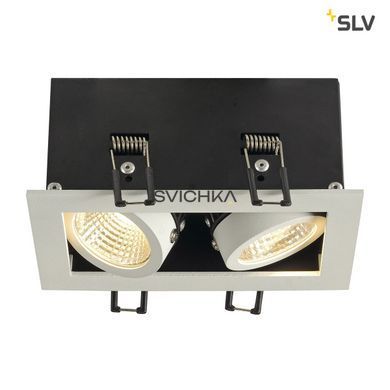 Світильник SLV KADUX 2 LED SET, 115711, Білий, Білий, Чорний, Білий, Чорний