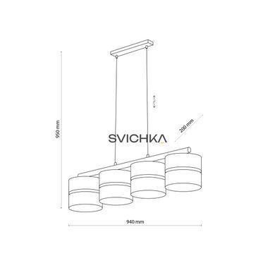 Підвісний світильник TK-Lighting LINOBIANCO 4, White/Beige, Білий; Бежевий, Білий, Бежевий, Білий