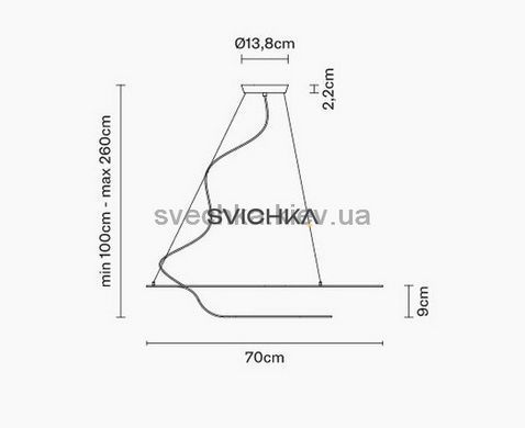 Подвесной светильник Fabbian GLU F31 A01 01